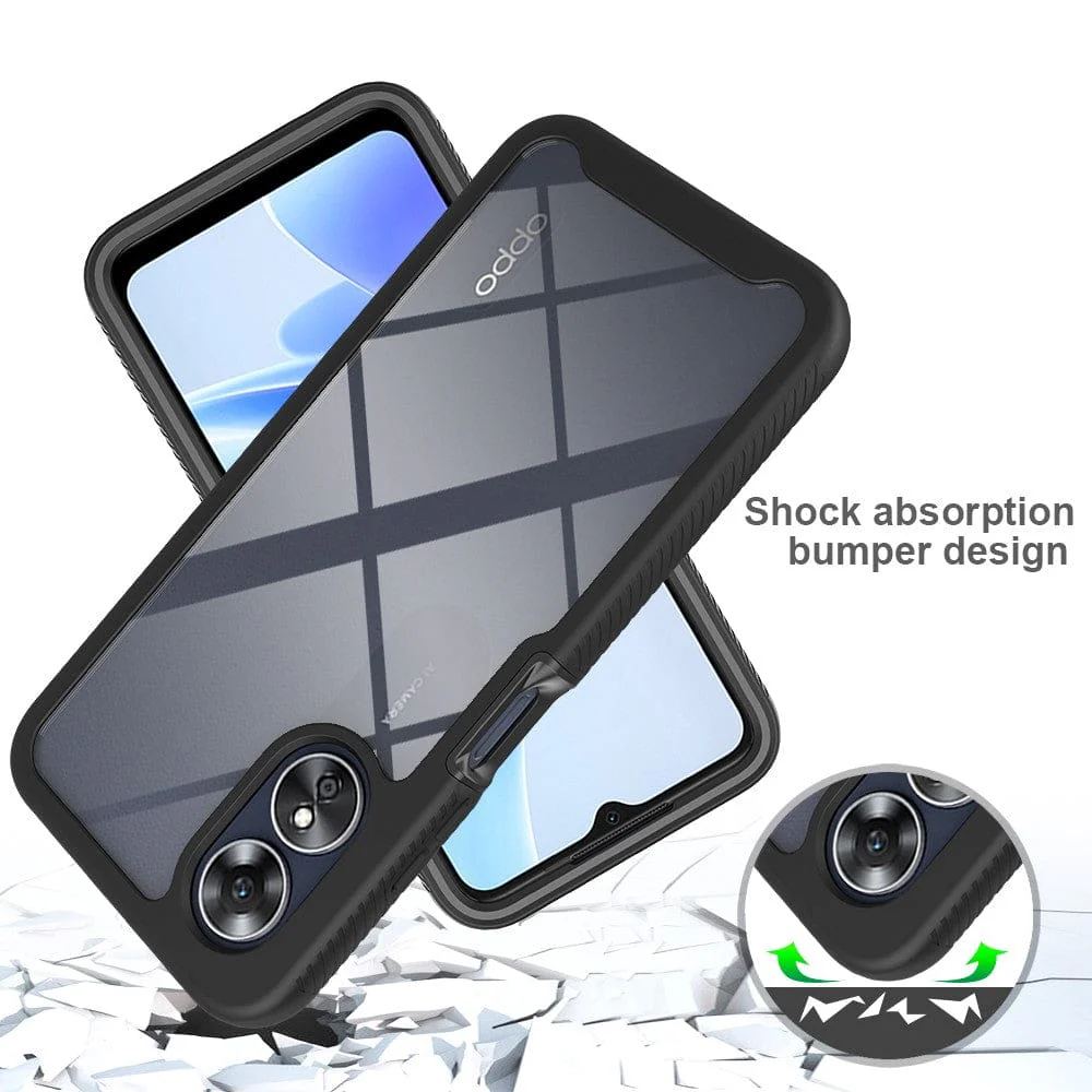 Oppo A17 4G Full Enclosure Protective Cover with Screen Protector - Image 3
