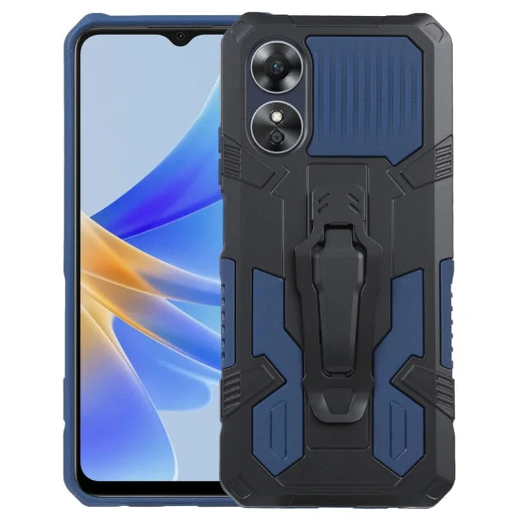 Oppo A17 Armor Rugged Protective Cover with Belt Clip/Stand - Image 8