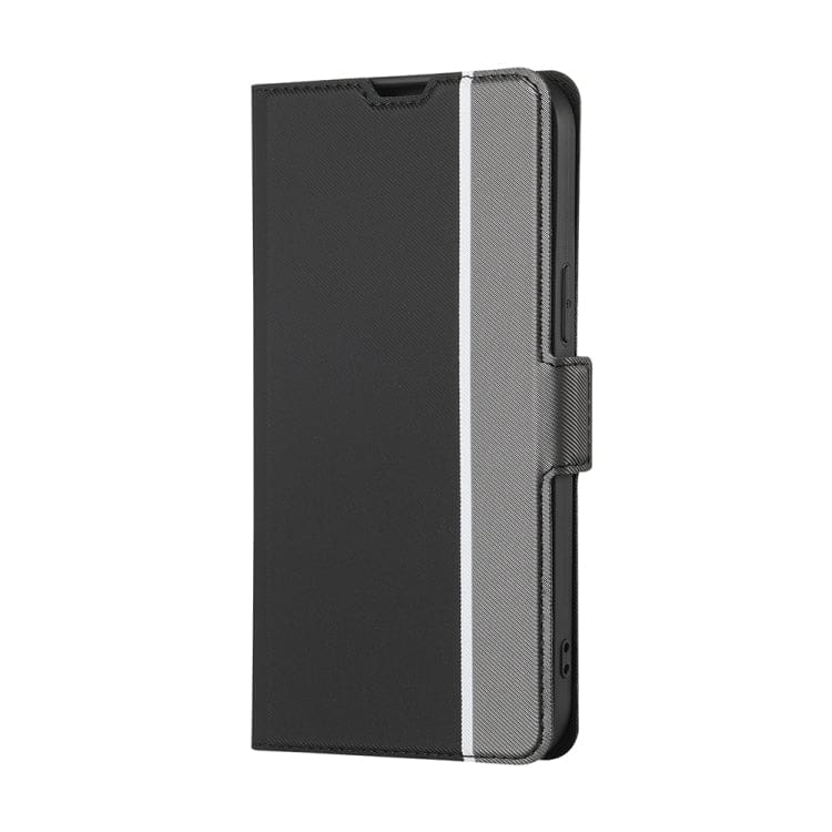 Oppo A17 Twill Pattern Flip Phone Cover and Wallet - Image 4