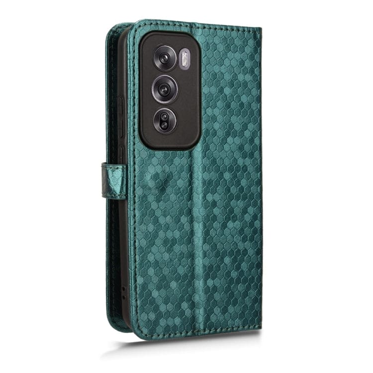 Oppo A5 4G / 5G Honeycomb Wallet Flip Cover, Card Holder - Image 3