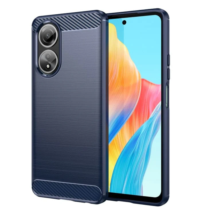 Oppo A58 4G Carbon Brushed Texture Phone Cover