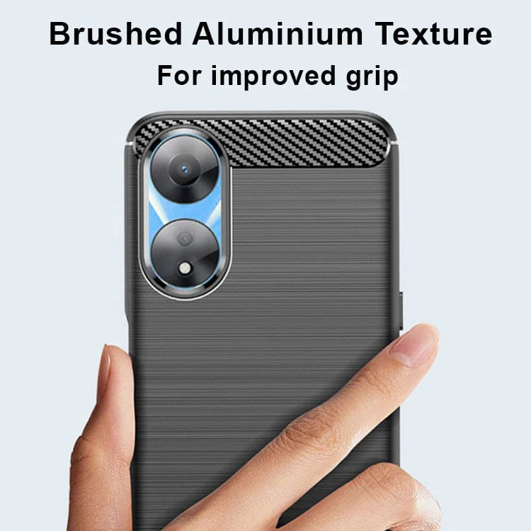 Oppo A58 4G Carbon Brushed Texture Phone Cover - Image 6