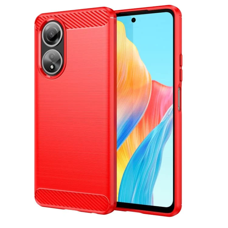 Oppo A58 4G Carbon Brushed Texture Phone Cover - Image 8