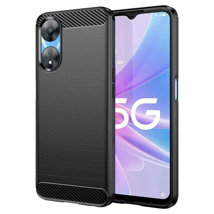 Oppo A58 5G / A58X / A78 5G Carbon Brushed Texture Phone Cover - Image 8