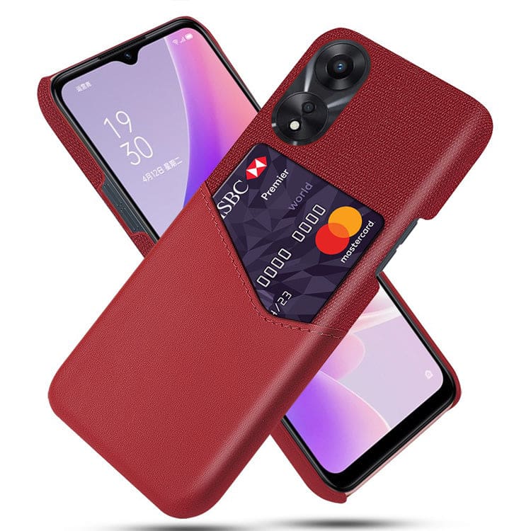 Oppo A58 5G / A58X / A78 5G Rear Card Slot Cover, Fabric Texture - Image 5