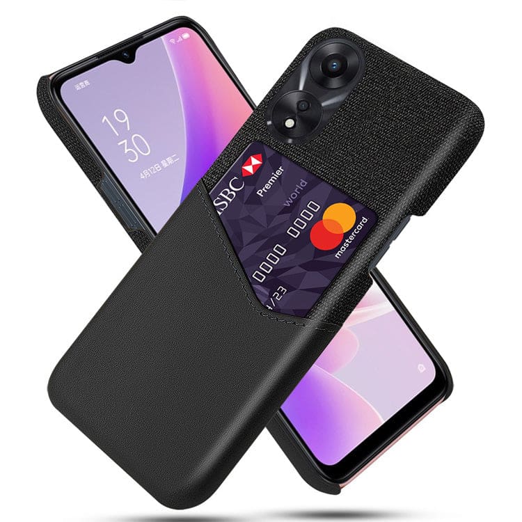 Oppo A58 5G / A58X / A78 5G Rear Card Slot Cover, Fabric Texture - Image 6