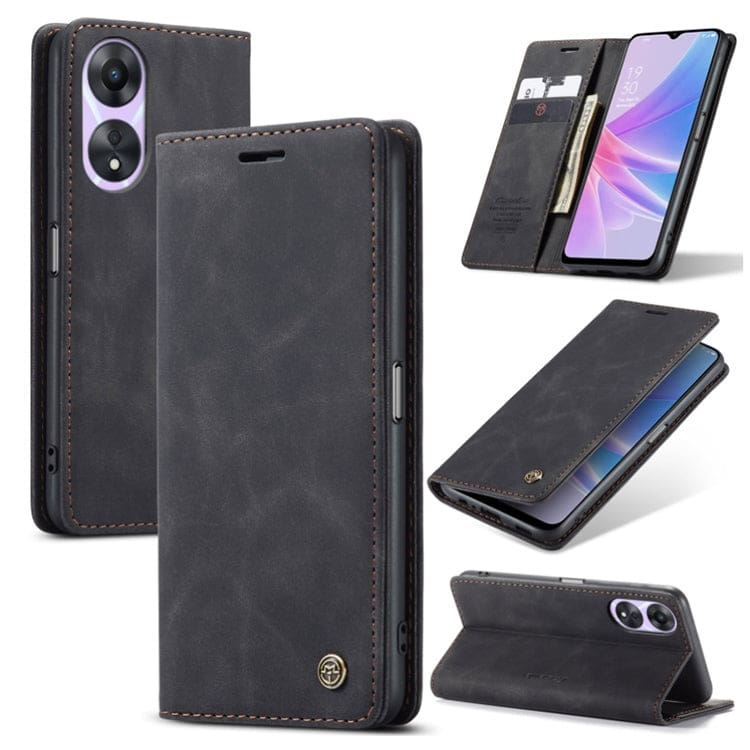 Oppo A58 5G / A78 5G CaseMe 013 Wallet Flip Cover, Magnetic Closing Cover, Card Slots