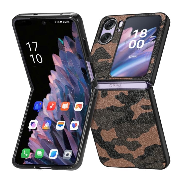 Oppo Find N2 Flip Camo Rigid Cover, Camo Coloured Texture