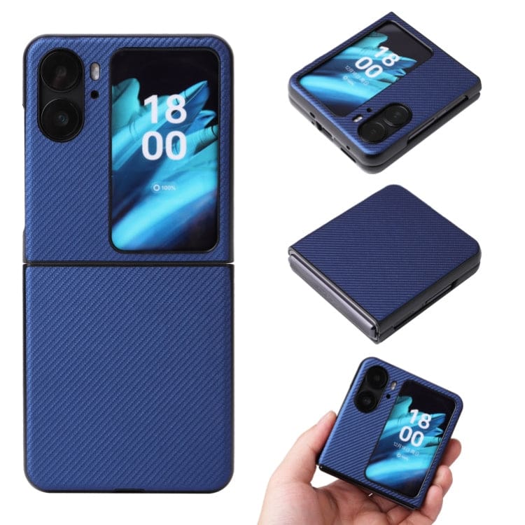 Oppo Find N2 Flip Carbon Rigid Cover, Carbon Fiber Texture - Image 7