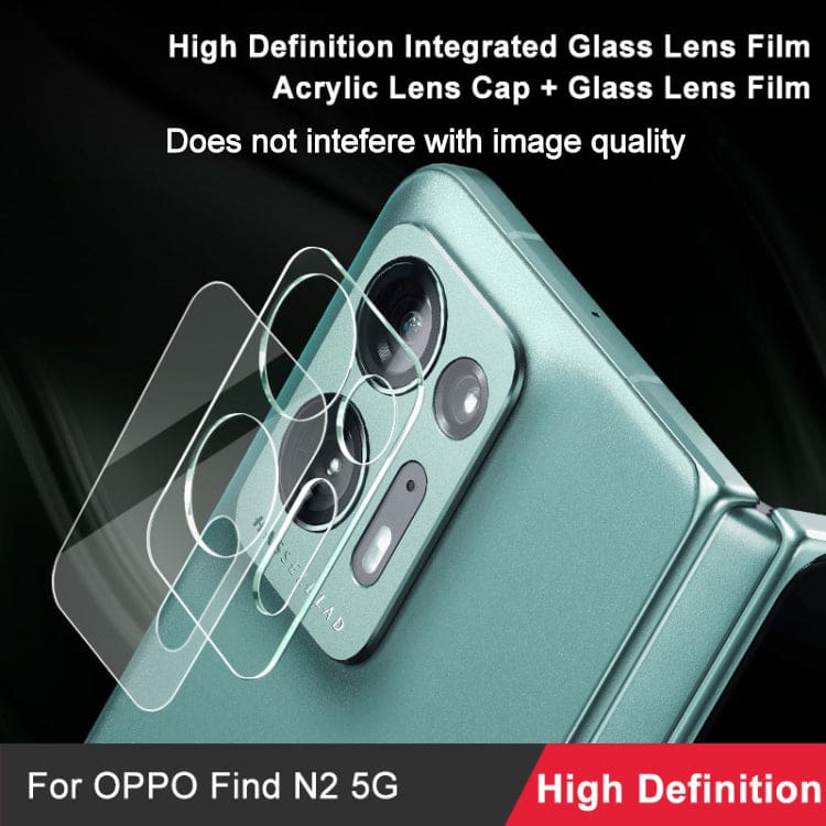 Oppo Find N2 Fold IMAK Glass Camera Lens Protector and Cap - Image 2