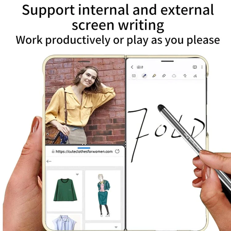 Oppo Find N3 / OnePlus Open Thin Case with Screen Protection and Stylus Pen - Image 2