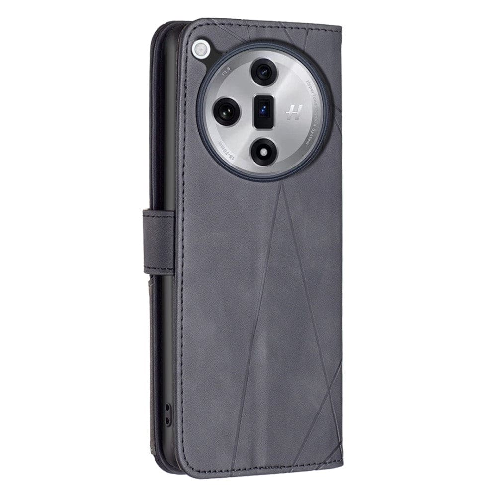 Oppo Find X7 Ultra Rhombus Wallet Flip Cover, Card Holder - Image 6