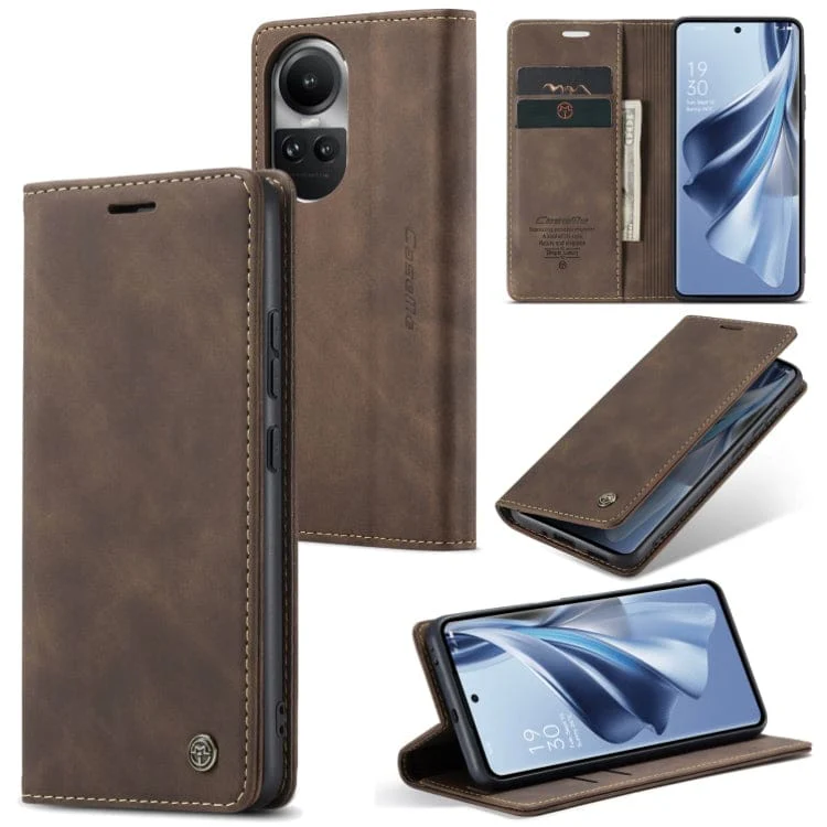 Oppo Reno 10 5G / Reno 10 Pro 5G CaseMe 013 Wallet Flip Cover, Magnetic Closing Cover, Card Slots