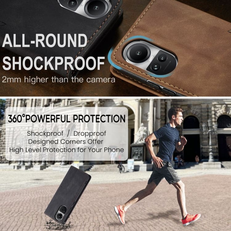 Oppo Reno 10 5G / Reno 10 Pro 5G CaseMe 013 Wallet Flip Cover, Magnetic Closing Cover, Card Slots - Image 7