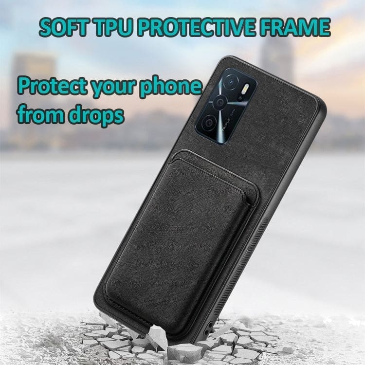 Oppo Reno 10 5G Smooth Leather Magsafe Cover with Removable Card Wallet - Image 4