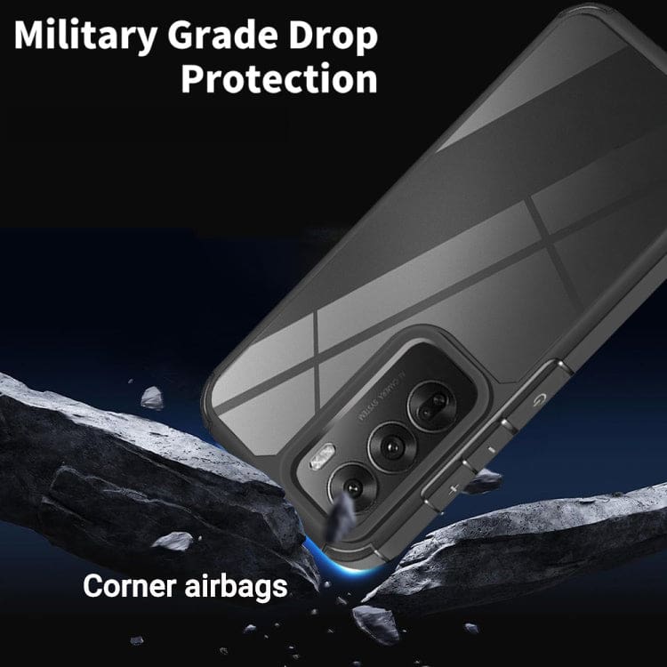Oppo Reno 12 Pro 5G Acrylic Cover With Transparent Back Panel - Image 4