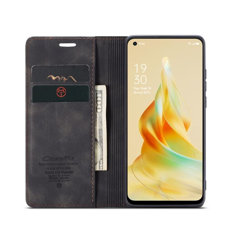Oppo Reno 8 T 4G CaseMe 013 Wallet Flip Cover, Magnetic Closing Cover, Card Slots - Image 4
