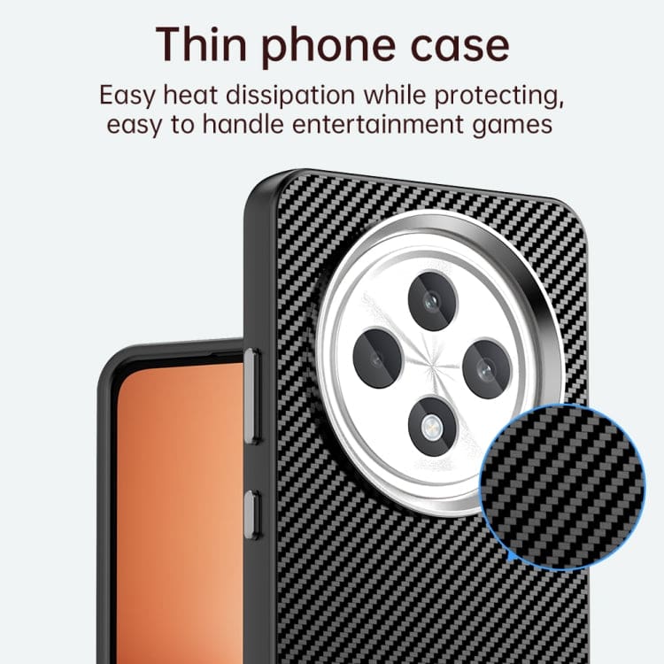Oppo Reno12 F 5G / Oppo F27 5G IMD Carbon Texture Rigid Rear Cover - Image 5