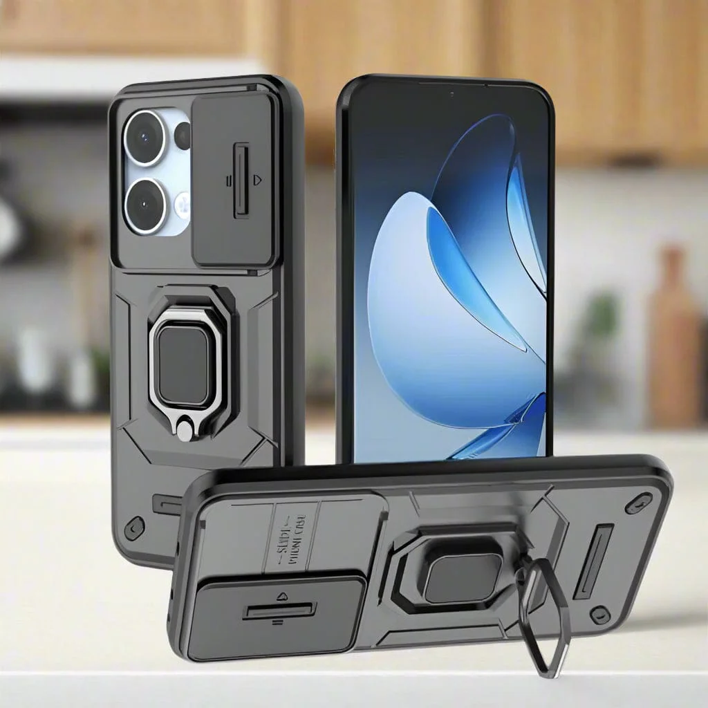 Oppo Reno13 / Reno14 / Reno14 F 5G Sliding Camera Cover with Metal Ring/Stand - Image 8