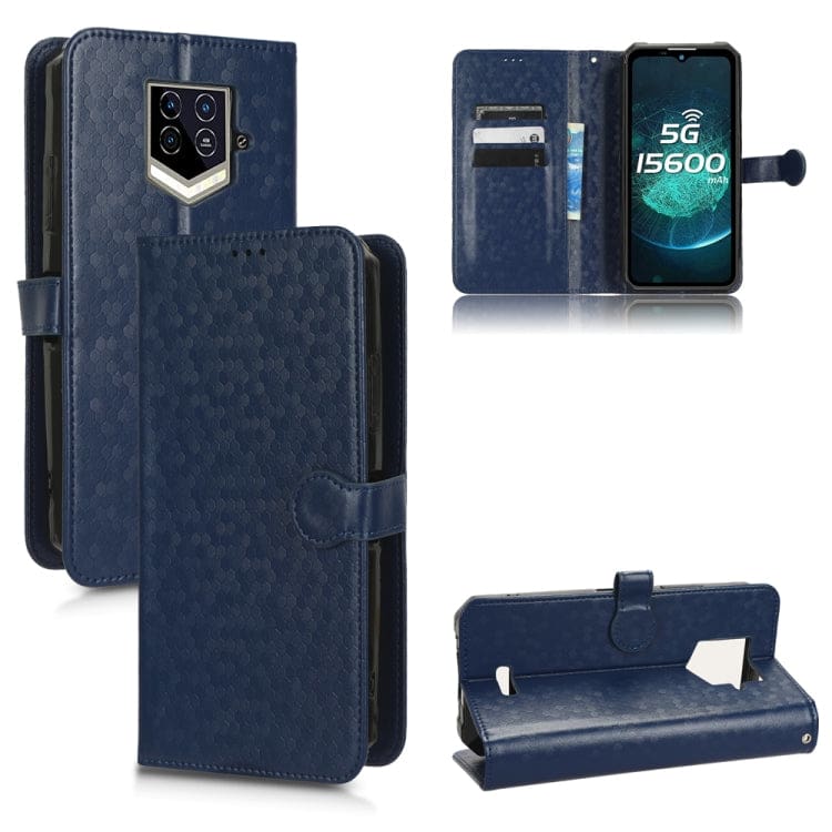 Oukitel WP15 / WP15S - Honeycomb Flip Phone Cover/Wallet with Card Slots
