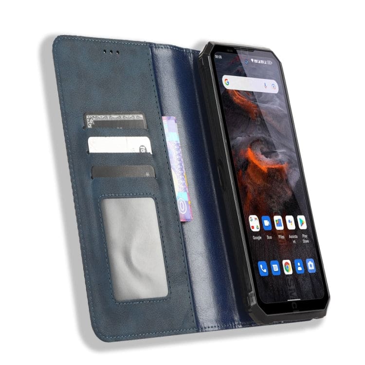 Oukitel WP19 Thatch Flip Phone Cover/Wallet with Card Slots - Image 3