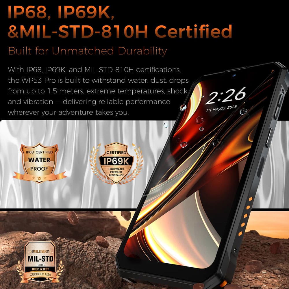 Oukitel WP53 Pro 4G Rugged Phone, 11000mAh Battery, 8GB RAM+256GB, Camping Light, Android 15 - Image 10