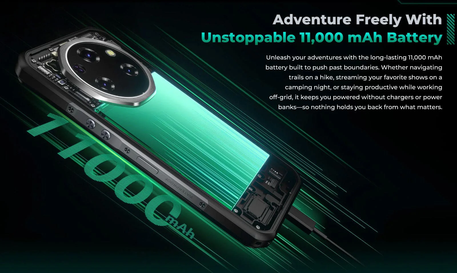 Oukitel WP62 Rugged 5G | 6.6" Display | 512GB Memory | 11000mAh | 108MP Camera - Image 4