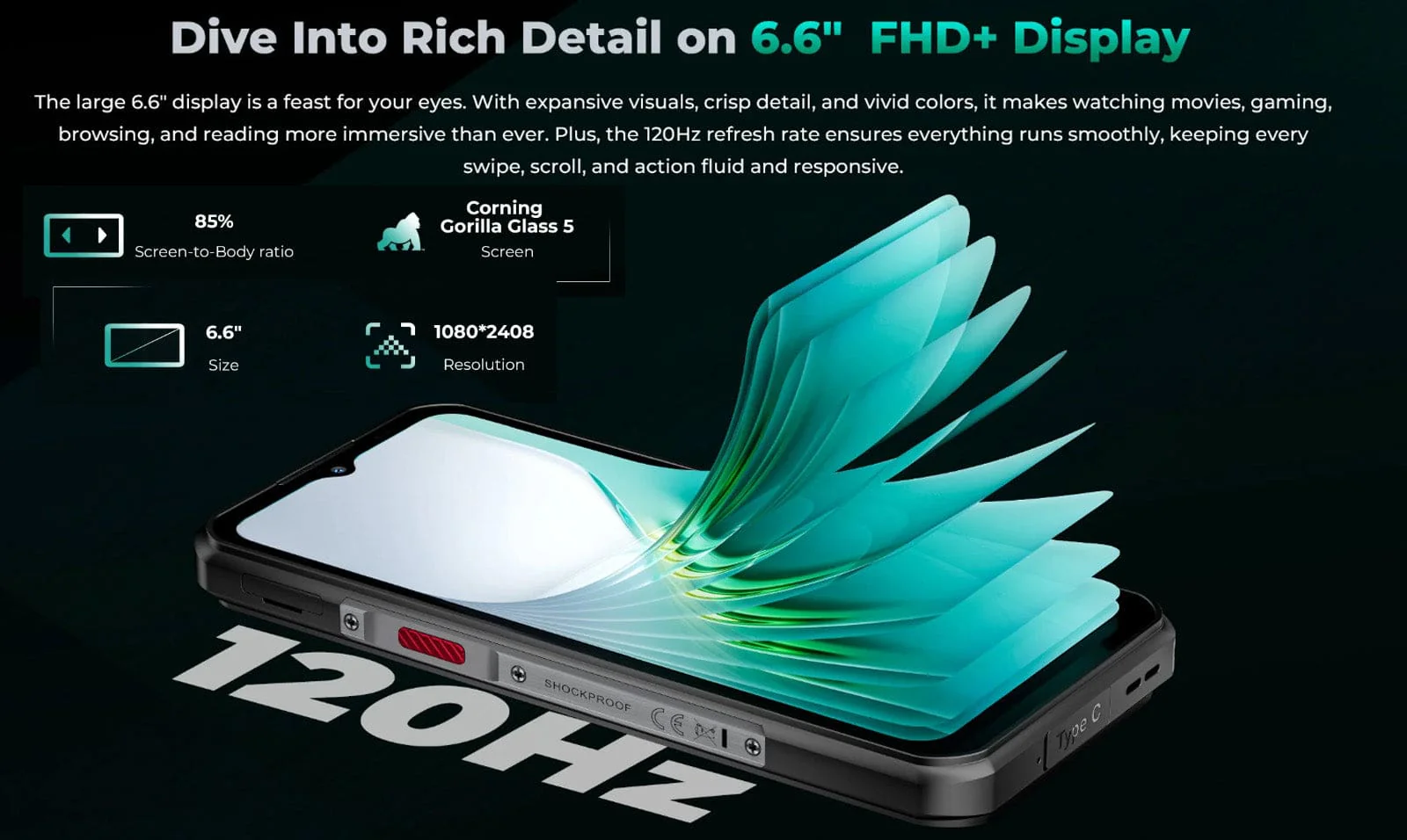Oukitel WP62 Rugged 5G | 6.6" Display | 512GB Memory | 11000mAh | 108MP Camera - Image 9