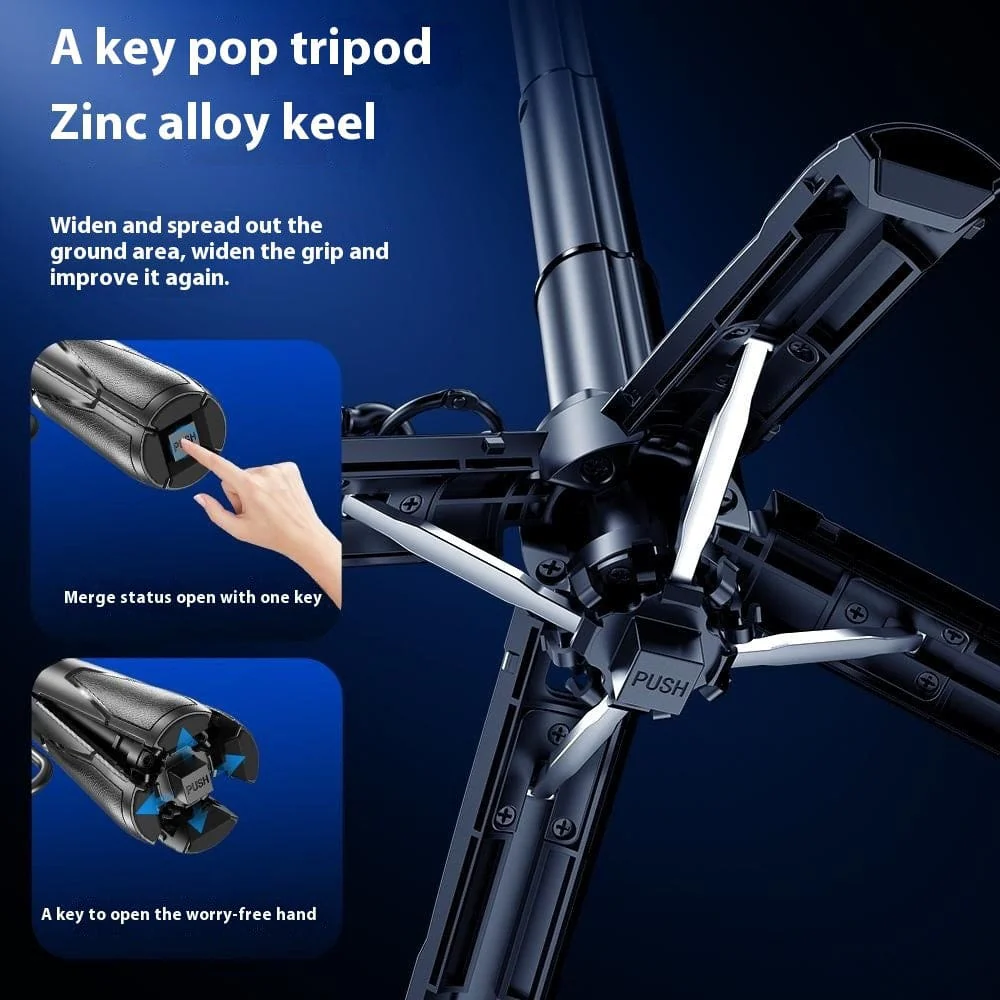 P15 Mini Extending MagSafe Selfie Stick | Wireless Bluetooth Tripod Phone Holder - Image 6