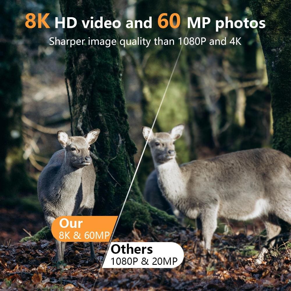PR803W 8K Wireless Trail Camera | Wi-Fi Security Monitor with Phone App & Night Vision - Image 8
