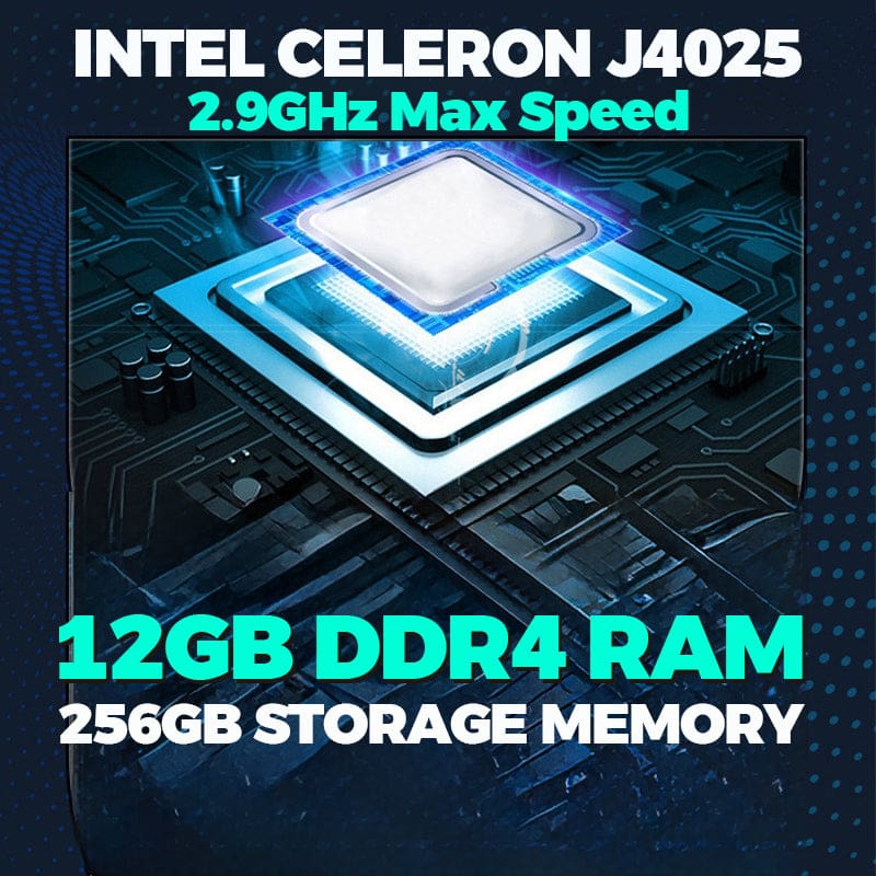 [PRE-OWNED] S07 14" HD Laptop, 12GB RAM + 256GB Storage, Windows 11 Pro, Intel J4025 Processor - Image 4