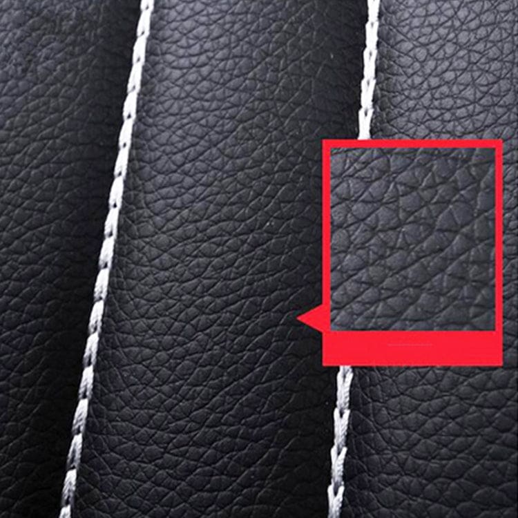 Universal Fit PU Leather Car Front Bucket Seat Covers and Headrest Covers (Pair) - Image 3