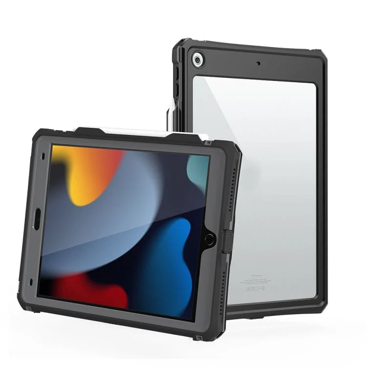 Apple iPad 10.2 Shellbox Waterproof Full Enclosure  | Shockproof Cover with Built-in Screen Protector