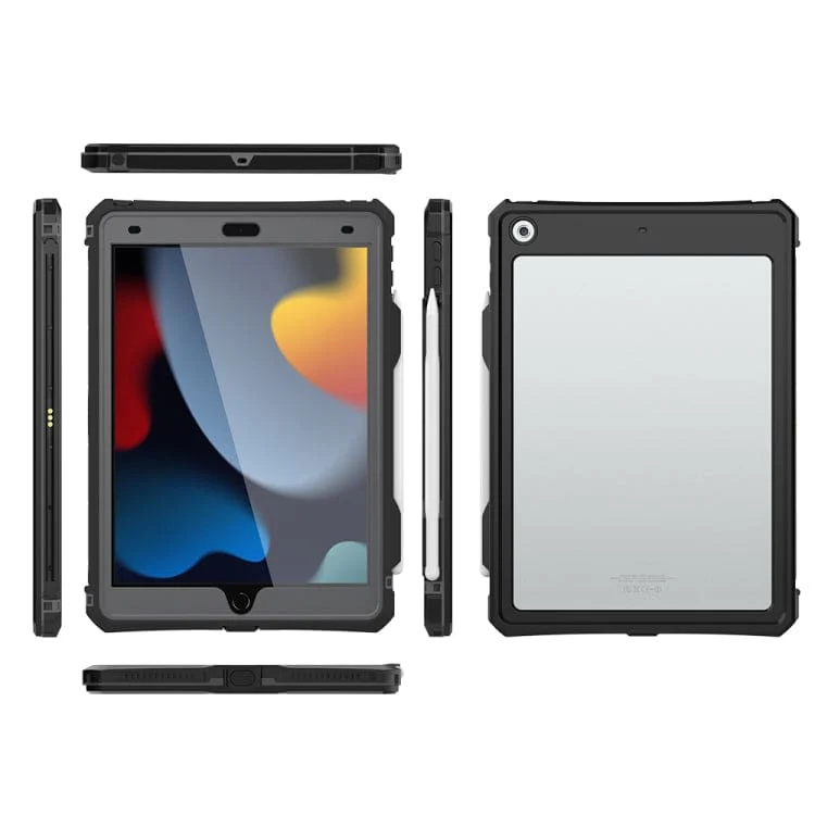 Apple iPad 10.2 Shellbox Waterproof Full Enclosure  | Shockproof Cover with Built-in Screen Protector - Image 2