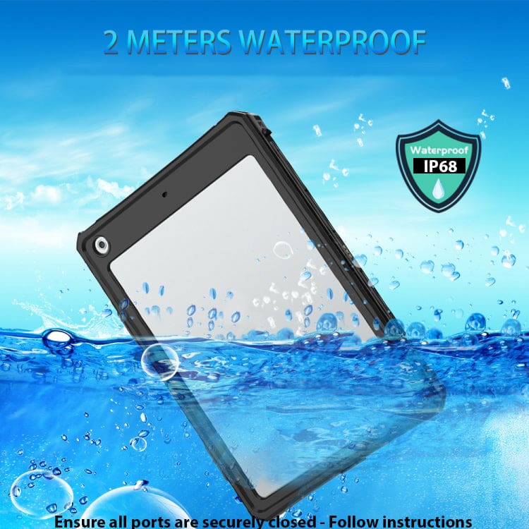 Apple iPad 10.2 Shellbox Waterproof Full Enclosure  | Shockproof Cover with Built-in Screen Protector - Image 5