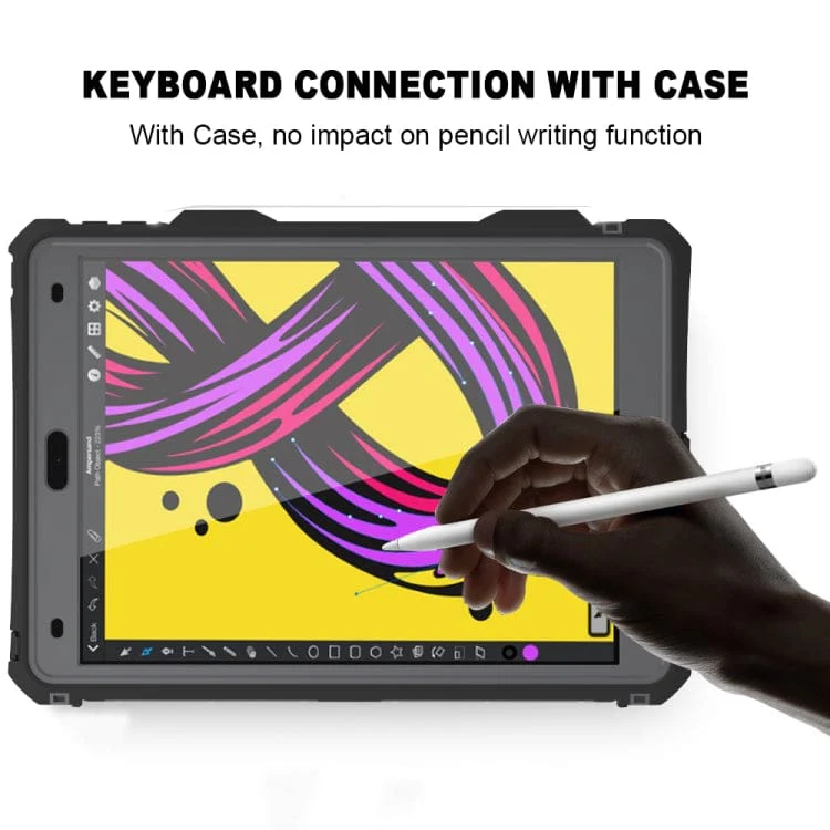 Apple iPad 10.2 Shellbox Waterproof Full Enclosure  | Shockproof Cover with Built-in Screen Protector - Image 7