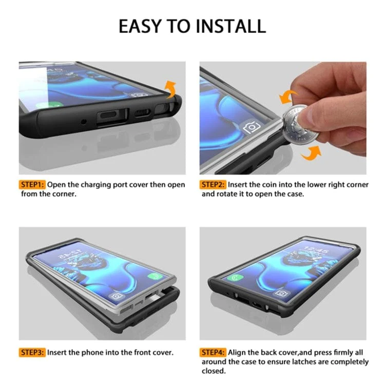 Samsung Galaxy Note 10 RedPepper Full Cover with built-in Screen Protector - Image 4