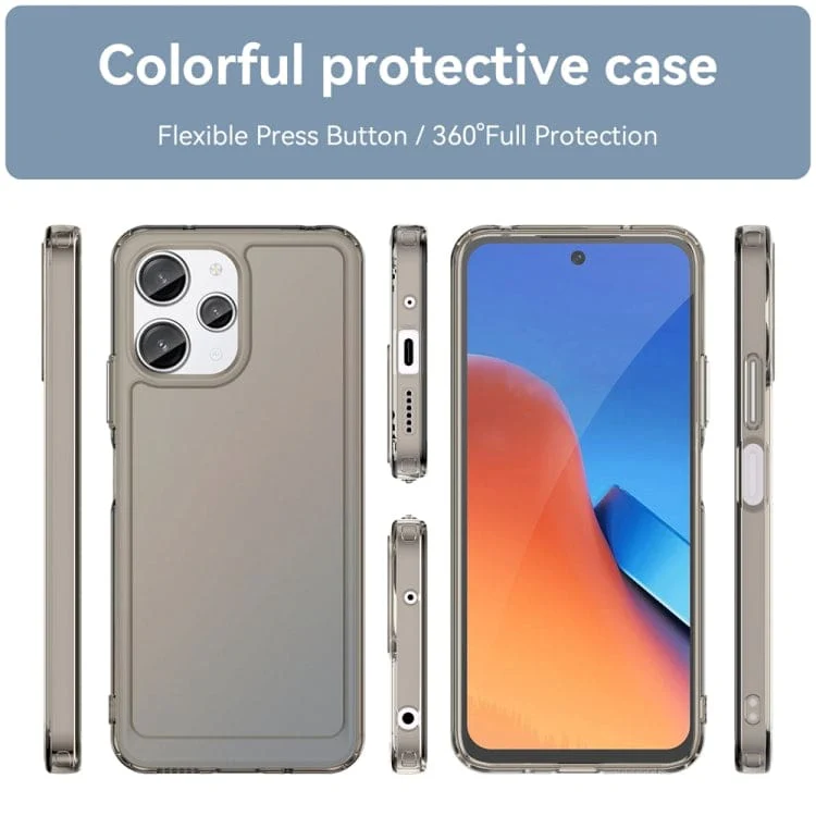 Redmi 12 Candy TPU Transparent Back Phone Cover - Image 2
