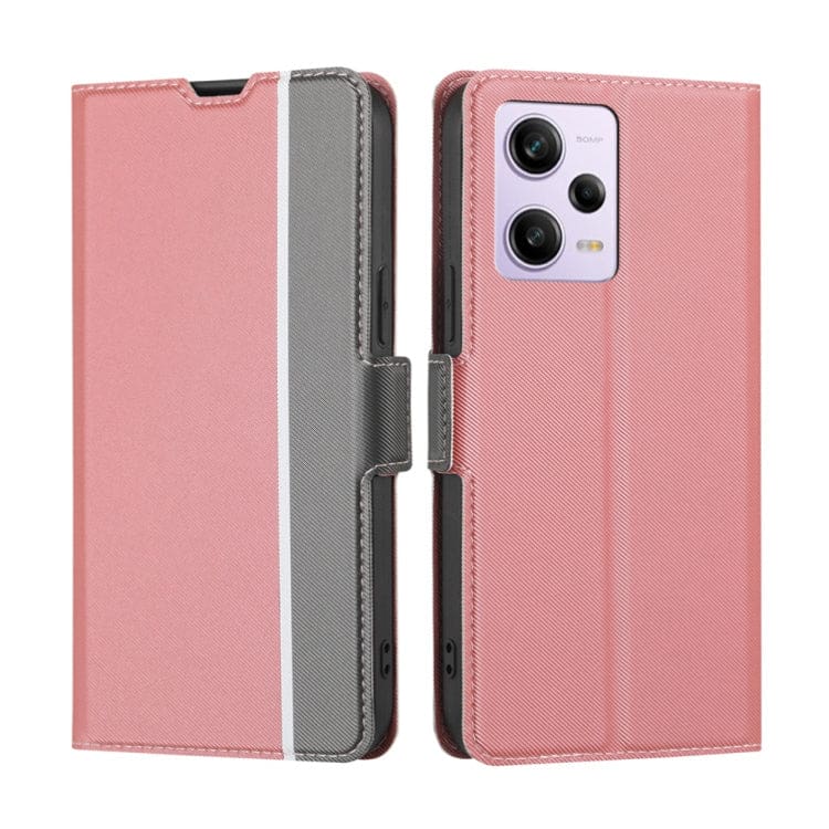 Redmi Note 12 Pro 5G / Poco X5 Pro 5G Twill Wallet Flip Cover, Card Slots