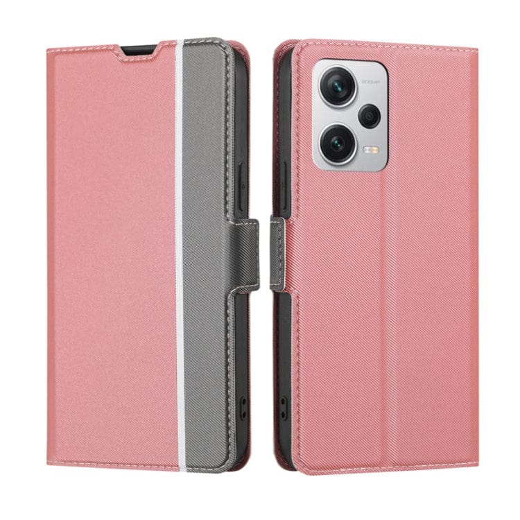Redmi Note 12 Pro+ 5G Twill Pattern Flip Phone Cover and Wallet - Image 6