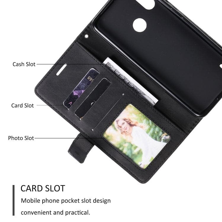 Rhombus Phone Wallet with Flip Front, Card Slots - For MOTOROLA MOTO E7 POWER - Image 3