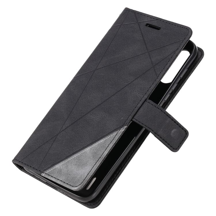 Rhombus Phone Wallet with Flip Front, Card Slots - For MOTOROLA MOTO E7 POWER - Image 7