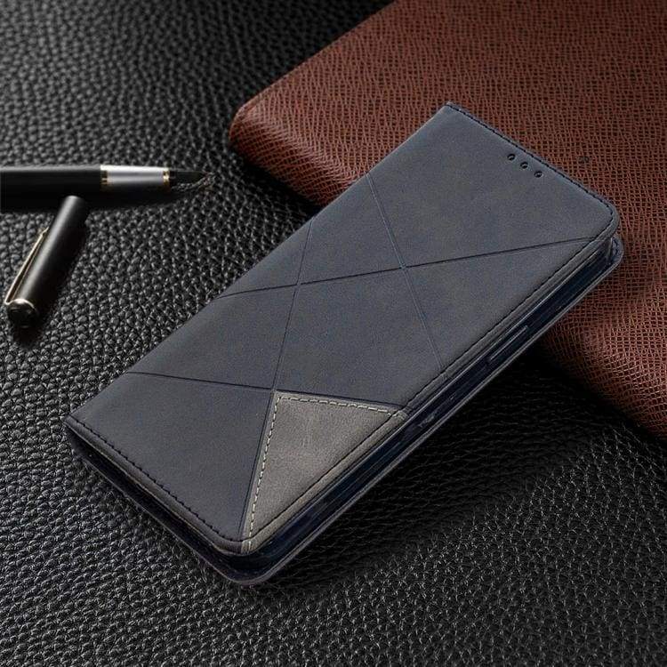 Apple iPhone 12 Pro Max Rhombus Wallet Flip Cover, Card Holder - Image 7