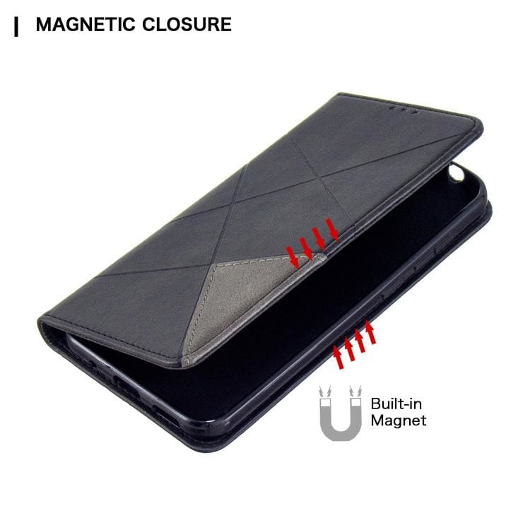 Rhombus Wallet Flip Cover, Card Holder for Nokia 2.3 - Image 6