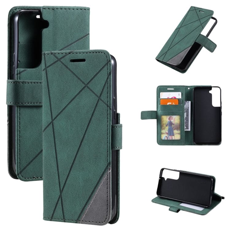 Samsung Galaxy S22+ 5G Rhombus Wallet Flip Cover, Card Holder - Image 9