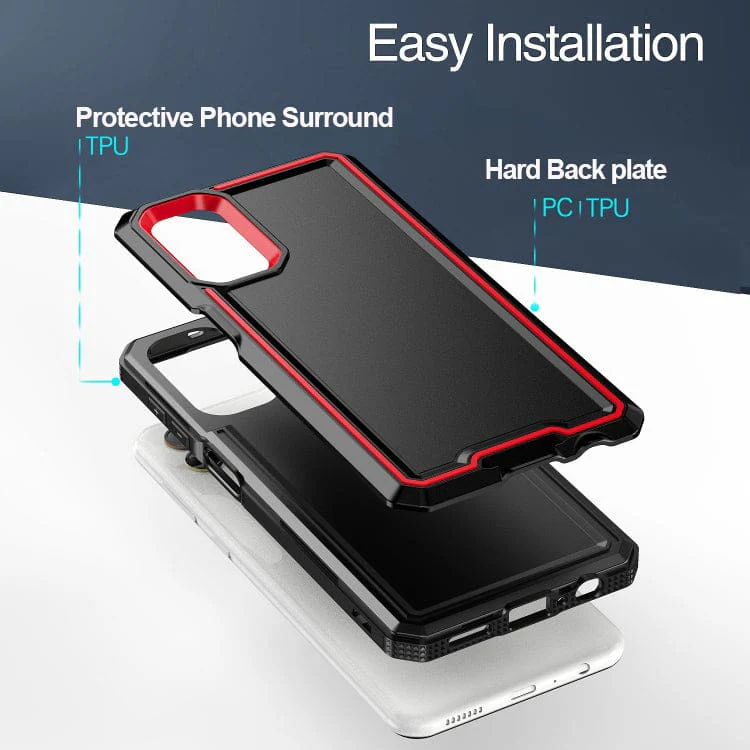 Samsung Galaxy A04/A04S/A13 5G Armour Two-Tone Rear Cover - Image 3