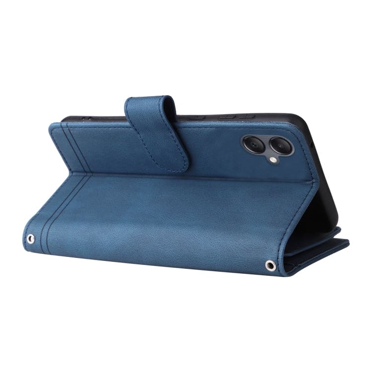 Samsung Galaxy A05 Multi-Card Wallet Flip Cover, Zip Pocket - Image 5