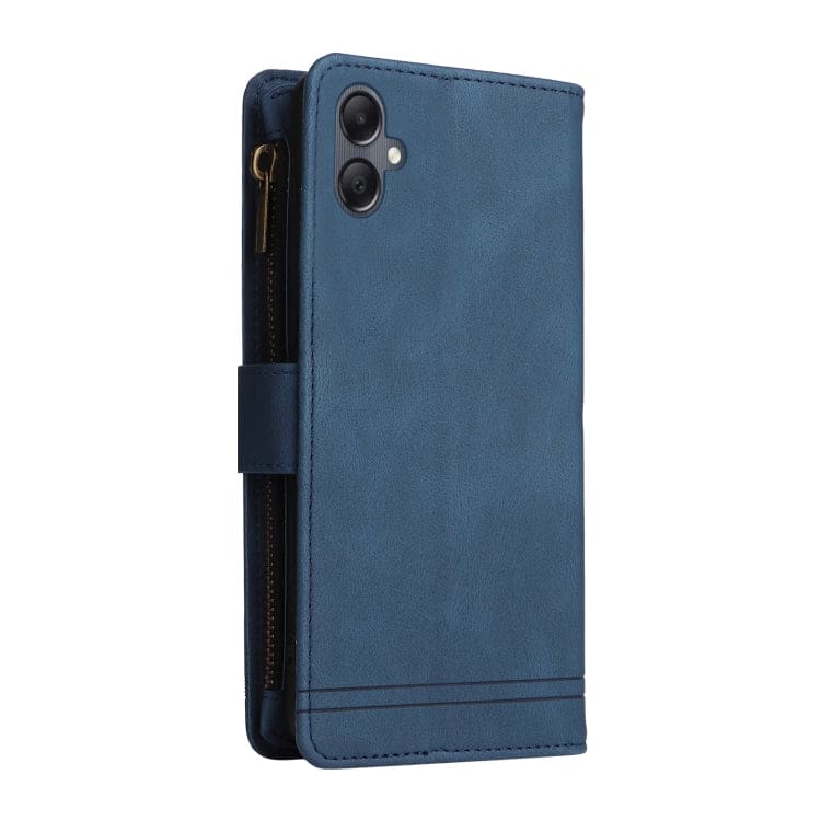 Samsung Galaxy A05 Multi-Card Wallet Flip Cover, Zip Pocket - Image 7