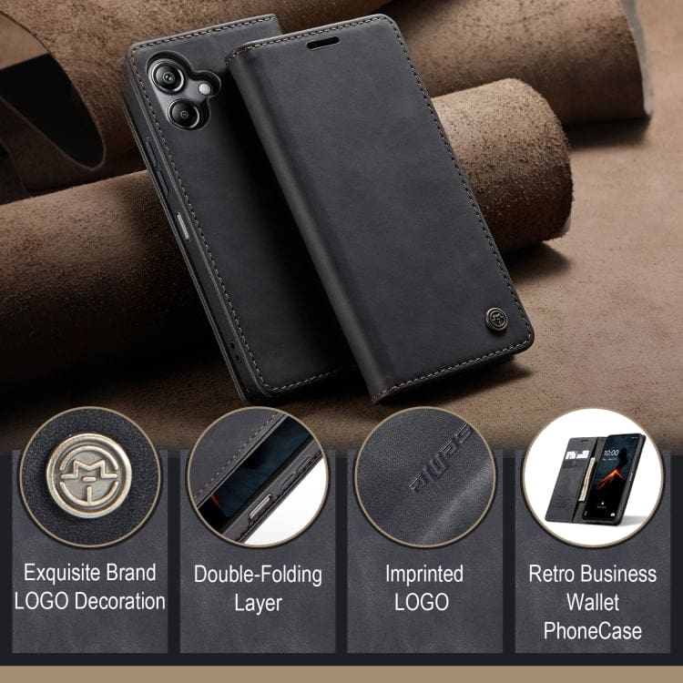 Samsung Galaxy A06/A07 4G CaseMe 013 Wallet Flip Cover, Magnetic Closing Cover, Card Slots - Image 5