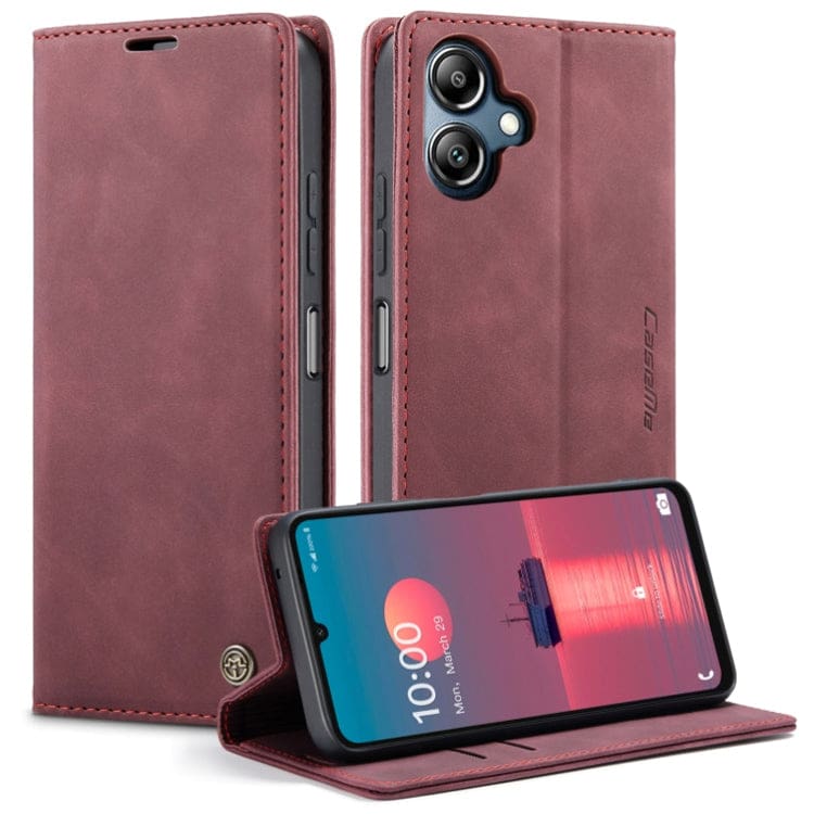 Samsung Galaxy A06/A07 4G CaseMe 013 Wallet Flip Cover, Magnetic Closing Cover, Card Slots - Image 9